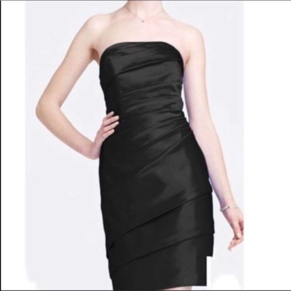 David’s Bridal Strapless Dress (8)